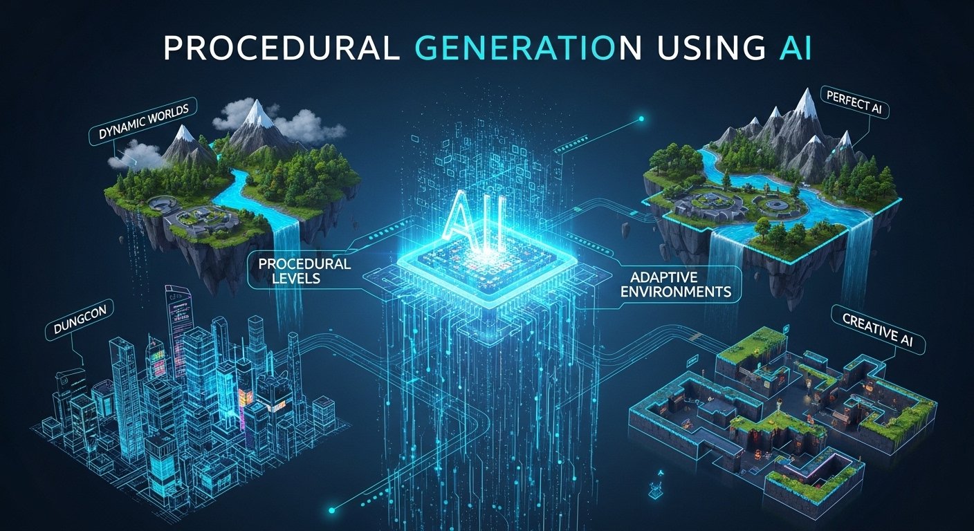 Procedural generation using AI