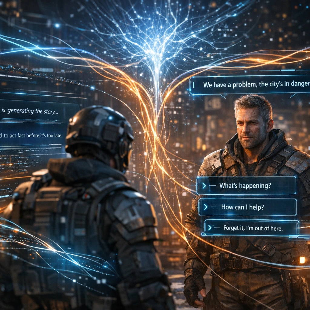 AI powered storytelling in games